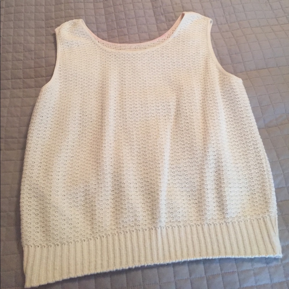 Sweater tank top