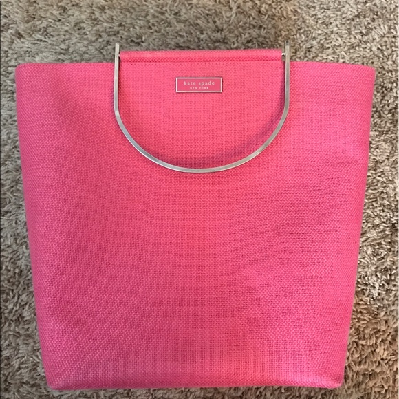 Katie Spade Palm Beach Pink Tote Bag - Picture 1 of 4