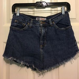 ✨SOLD✨ Faded Glory Cutoff Denim Highwaisted Shorts