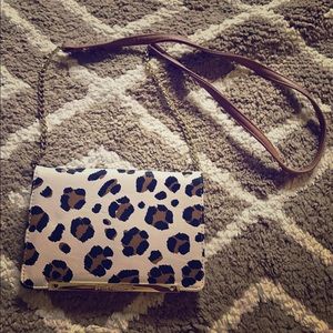 Betsey Johnson Cheetah Print Crossbody