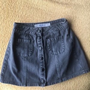 BRANDY MELVILLE button up black denim skirt 25$!!!