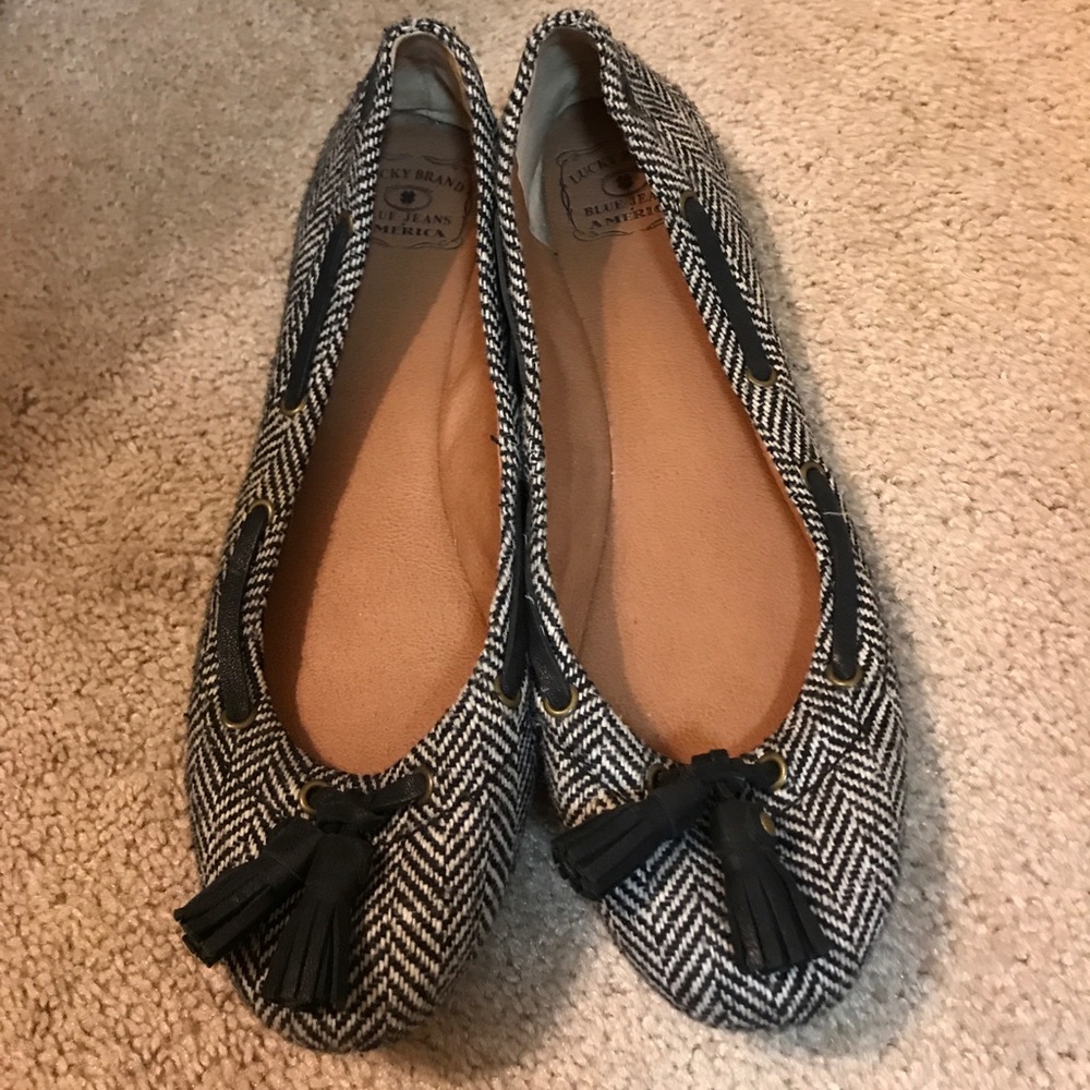 Lucky Brand Herringbone Flats