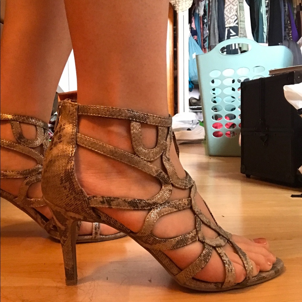 Beautiful strappy heels