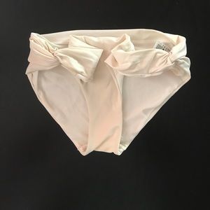 H&M ivory bikini bottom