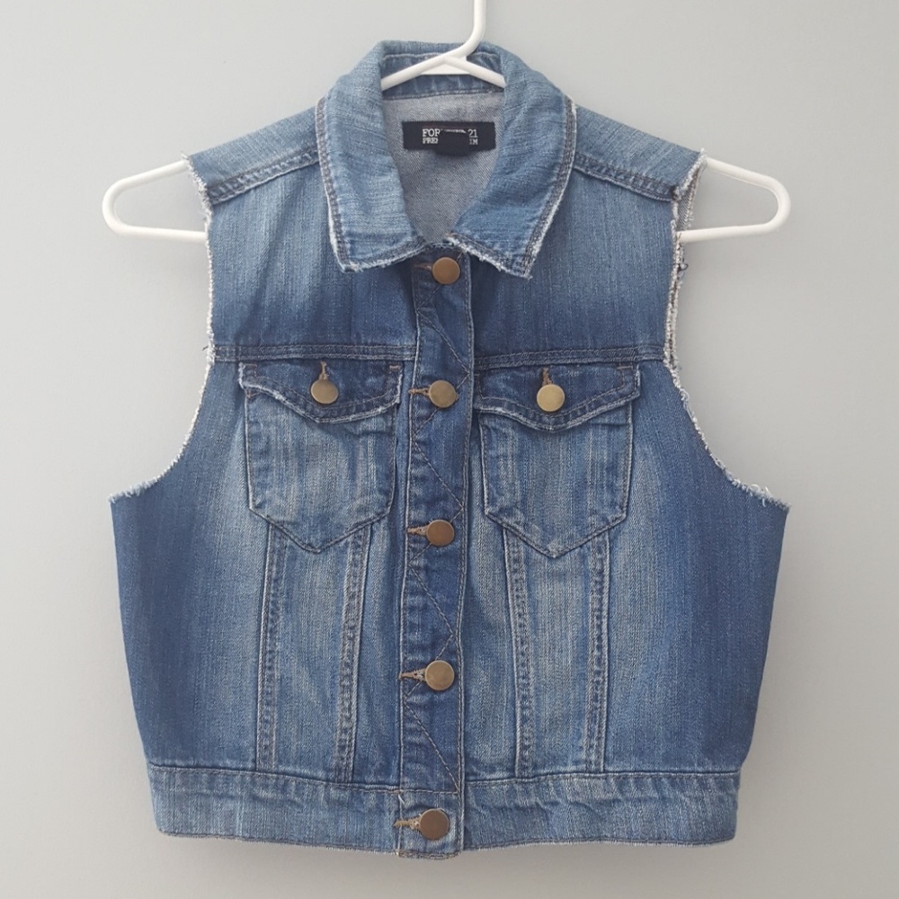 Forever 21 Premium Denim Jacket