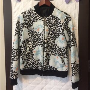 ZARA Trafaluc neoprene Floral jacket