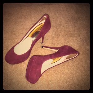 MICHAEL- Michael Kors Burgundy heels