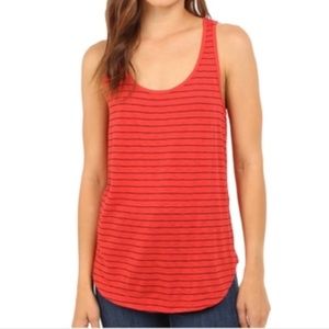 SPLENDID Striped Rounded Hem Sailor Tank Top S