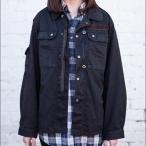 Brandy Melville black military jacket