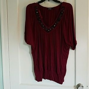 Maroon color Apt. 9 Shirt