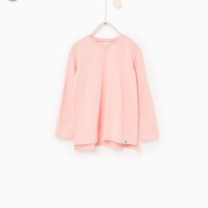 Plain pink long sleeve top never worn