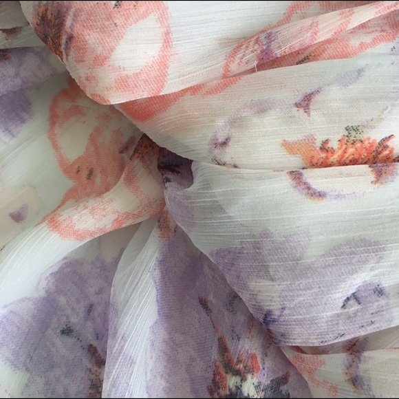 Floral crepe skirt - Picture 2 of 4