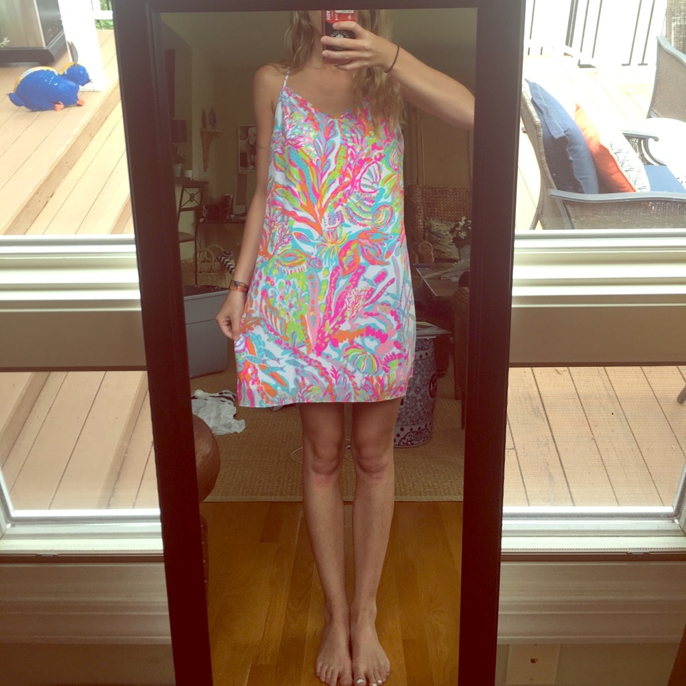 XS Lily Pulitzer Dusk Dress in Resort White