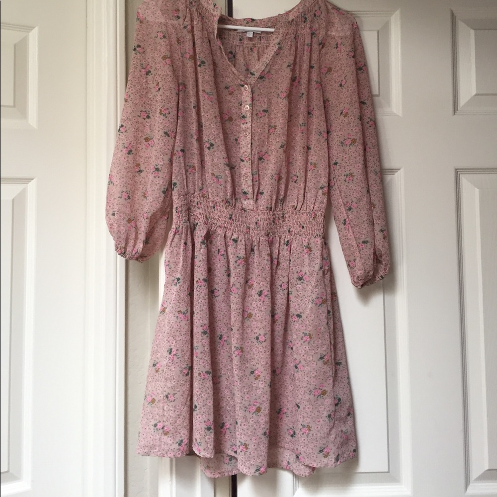 Floral peasant style dress
