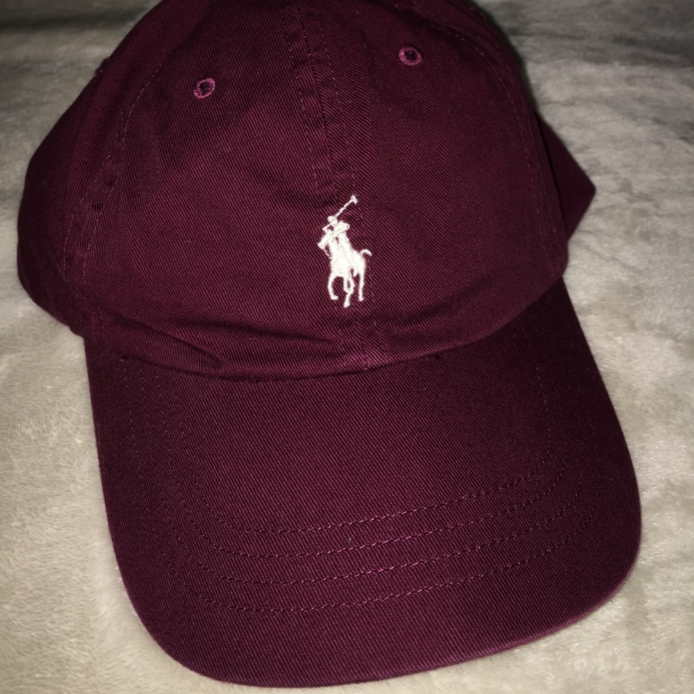 Maroon Polo Hat