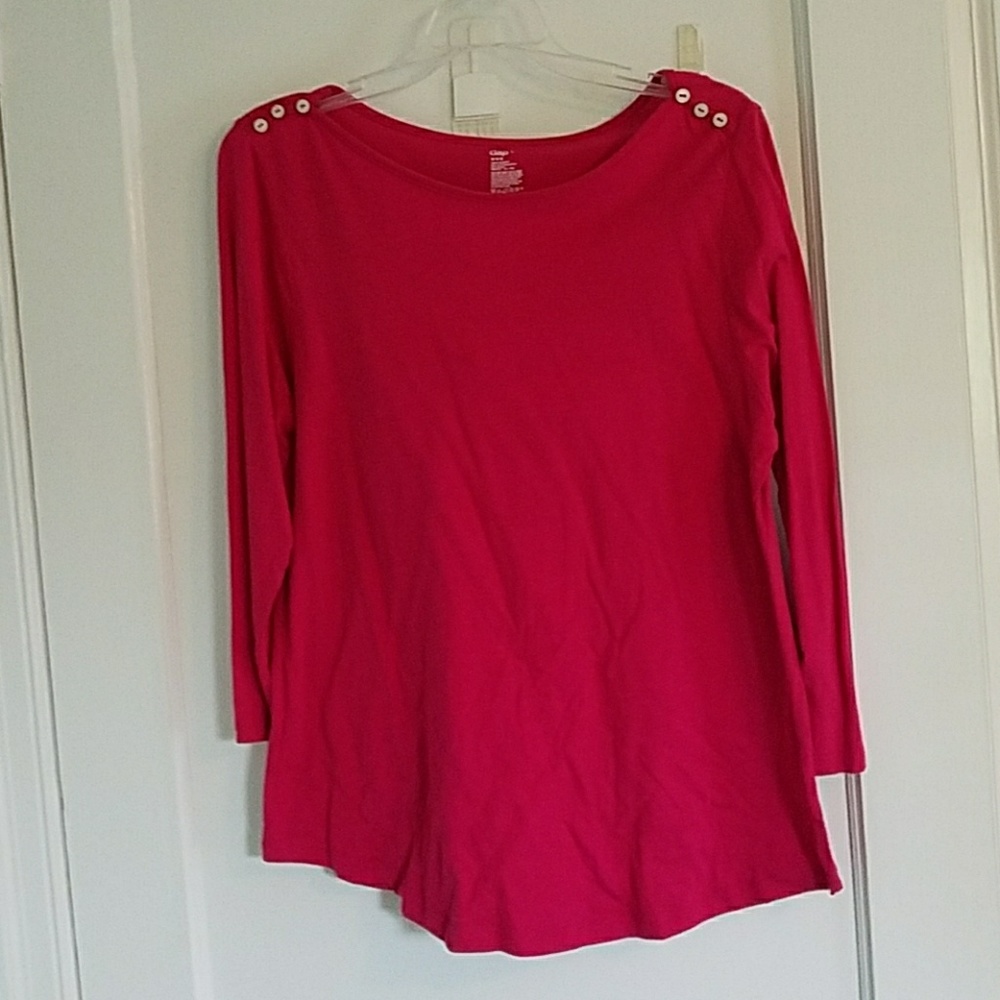 Gap Size L Boatneck 3/4 sleeve top