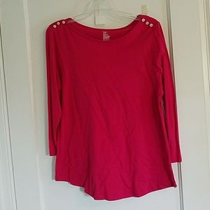 Gap Size L Boatneck 3/4 sleeve top