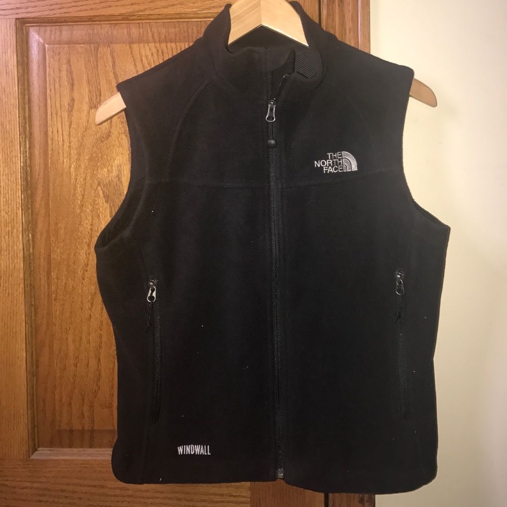 Women's North Face black vest (small)