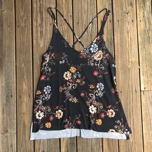 American Eagle Floral Camisole Top