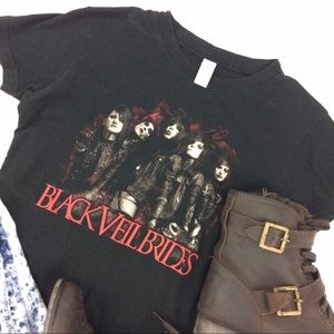 Black Veil Brides Band Shirt Gothic Rock Metal Emo