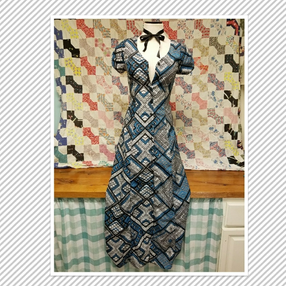 Vintage vibe maxi dress