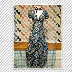 Vintage vibe maxi dress