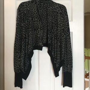 Cropped Leopard Sweater