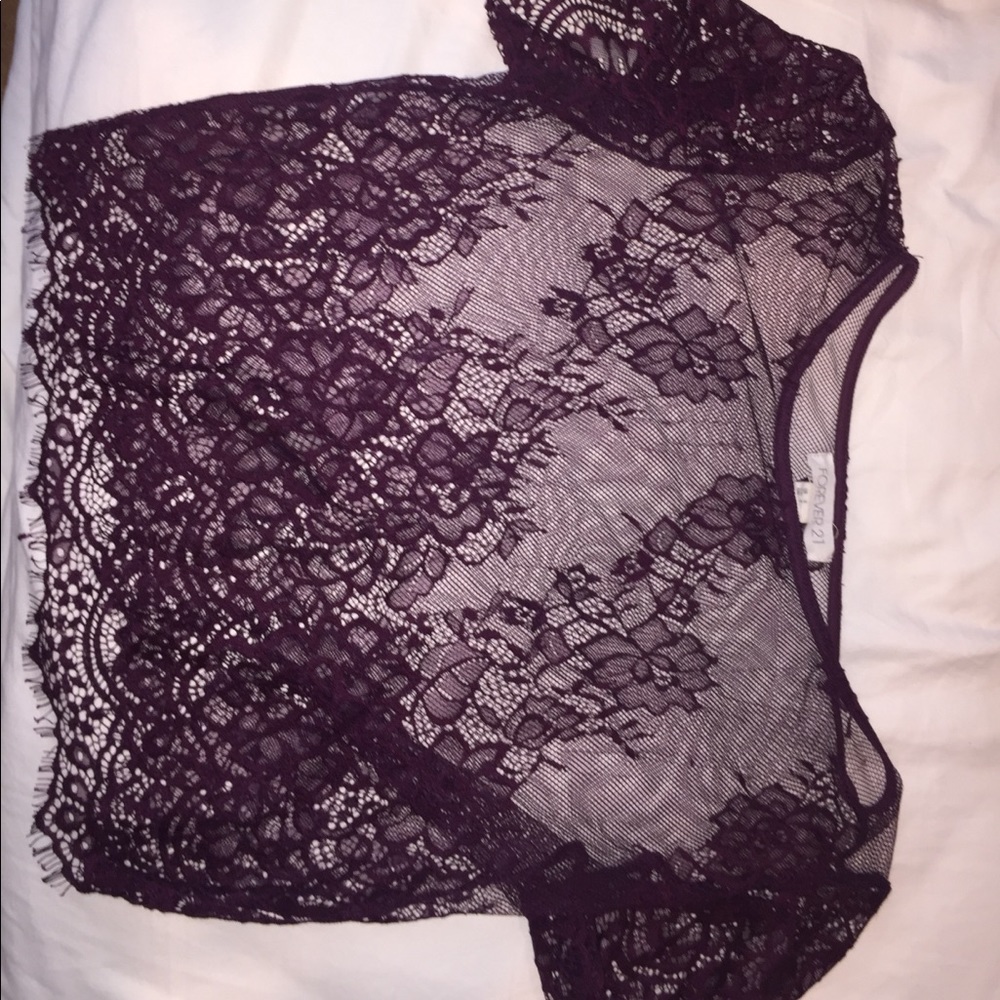 forever 21 lace top