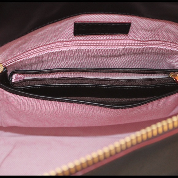 Dooney and Burke black leather hobo + wallet - Picture 3 of 5