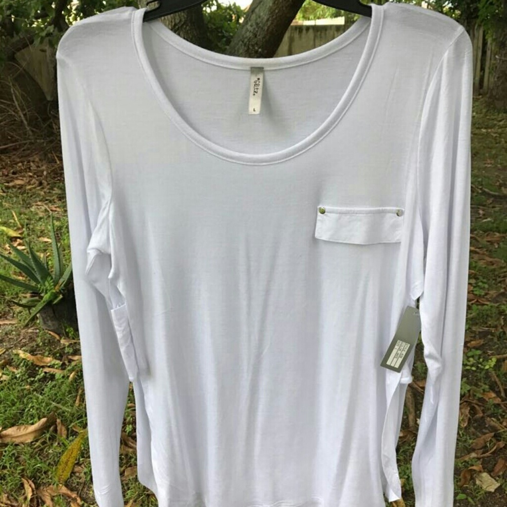 Brand New with tags: White long sleeve