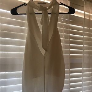 Zara white top