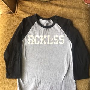 ZUMIEZ young and reckless brand tee