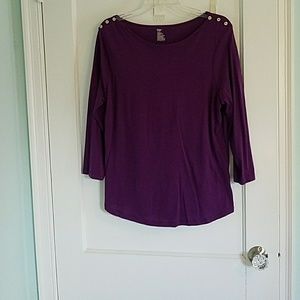 Gap Size L Boatneck top 3/4 sleeve