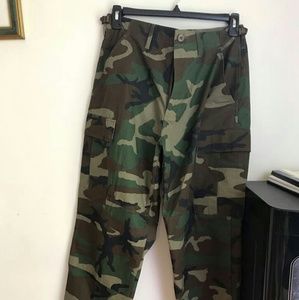 Woodland camoflauge pants