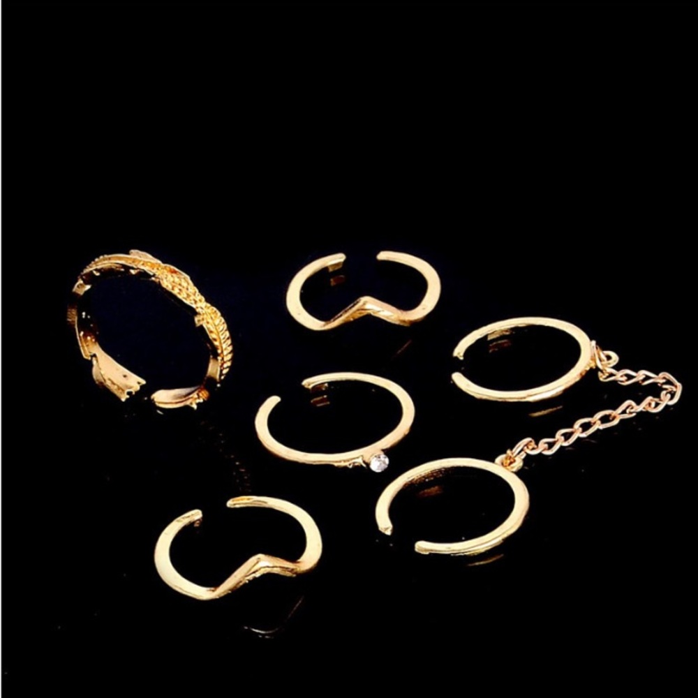 ♡ Lulu Midi Rings Set ♡ - Picture 6 of 8