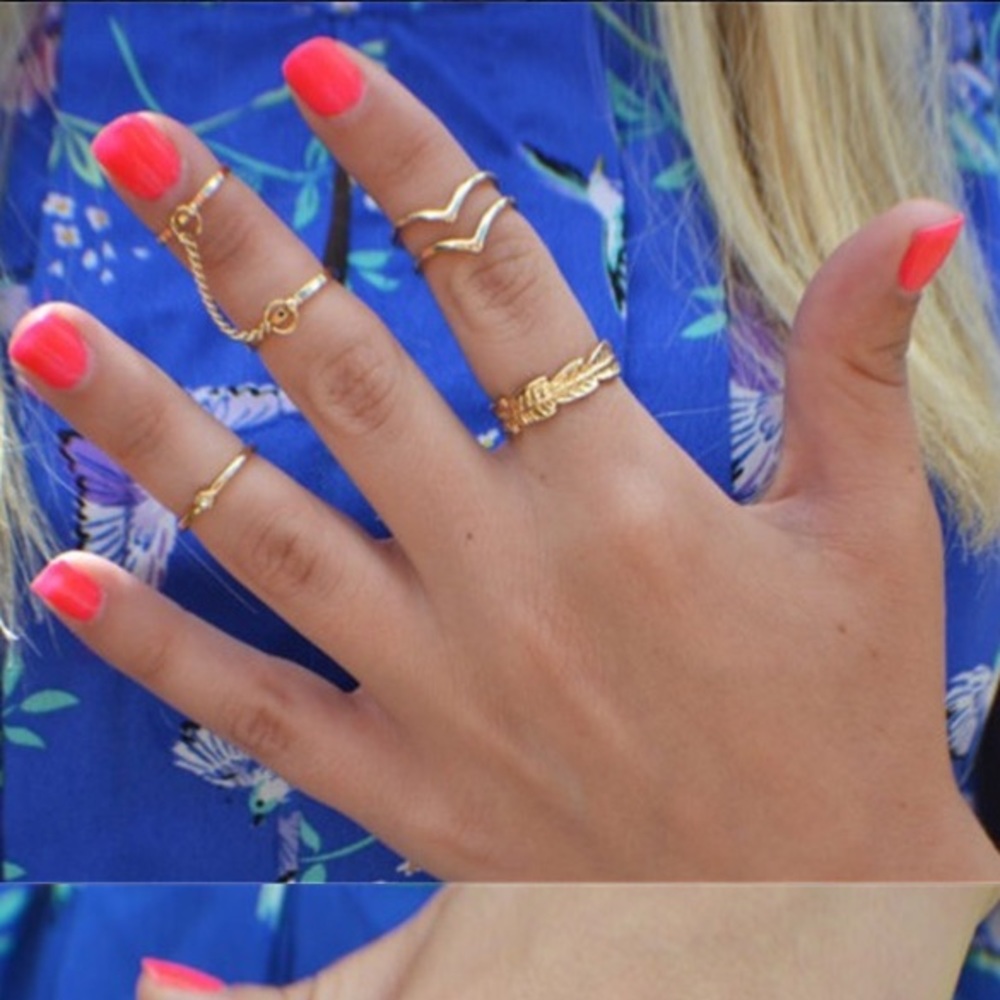 ♡ Lulu Midi Rings Set ♡ - Picture 7 of 8