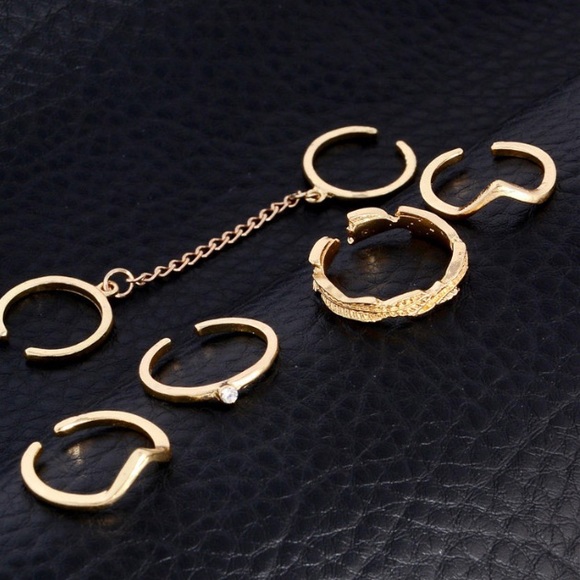 ♡ Lulu Midi Rings Set ♡ - Picture 3 of 8