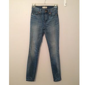 Madewell High Riser Skinny Jeans
