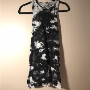 Tie dye dress with open back