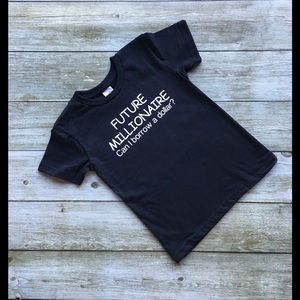 Toddler tshirt- funny - millionaire