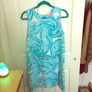 Lilly Pulitzer blue tiger dress