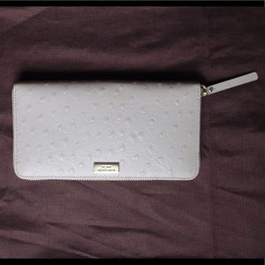 Kate Spade Cameron street Lacey wallet in ostrich