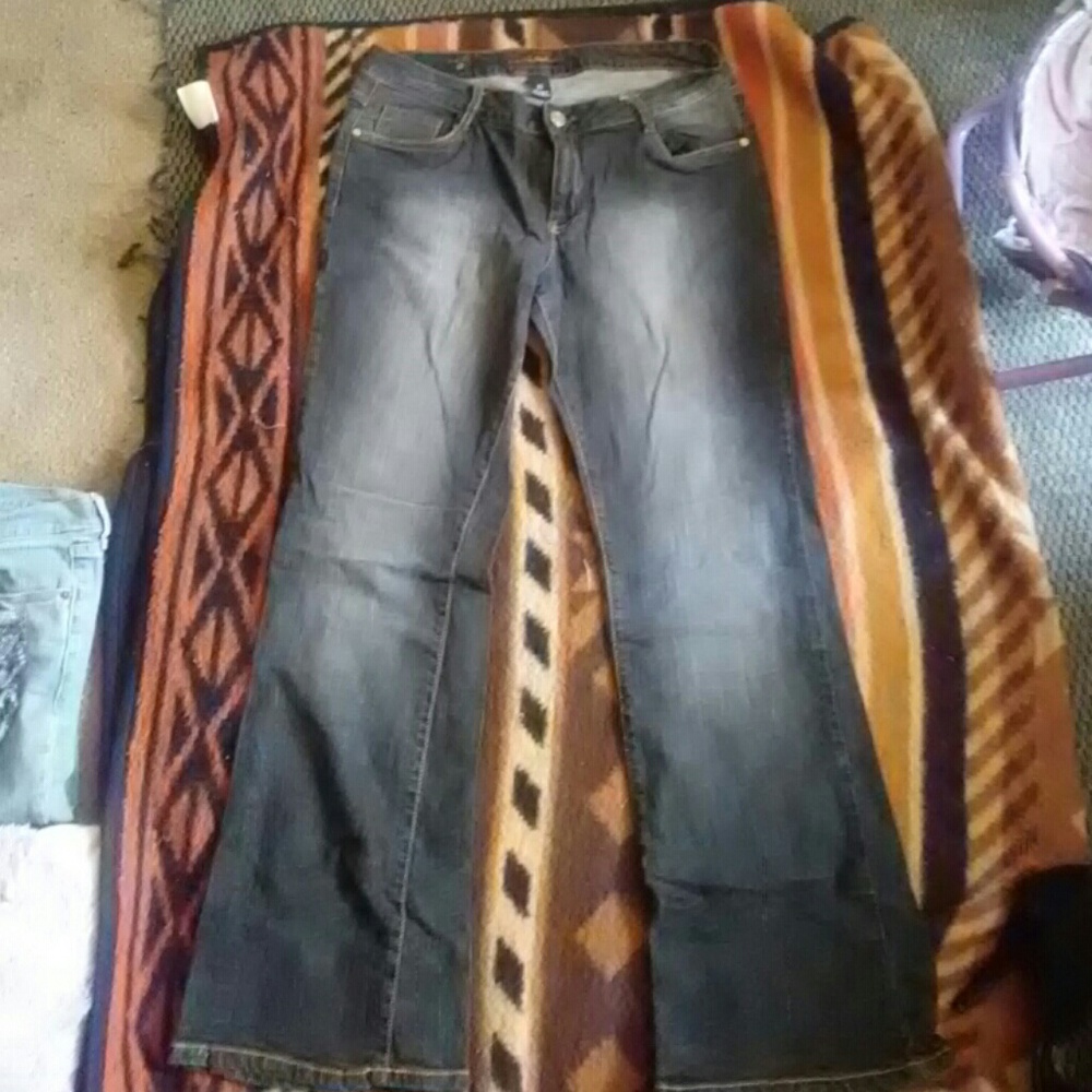 Black and gray South Pole Jeans