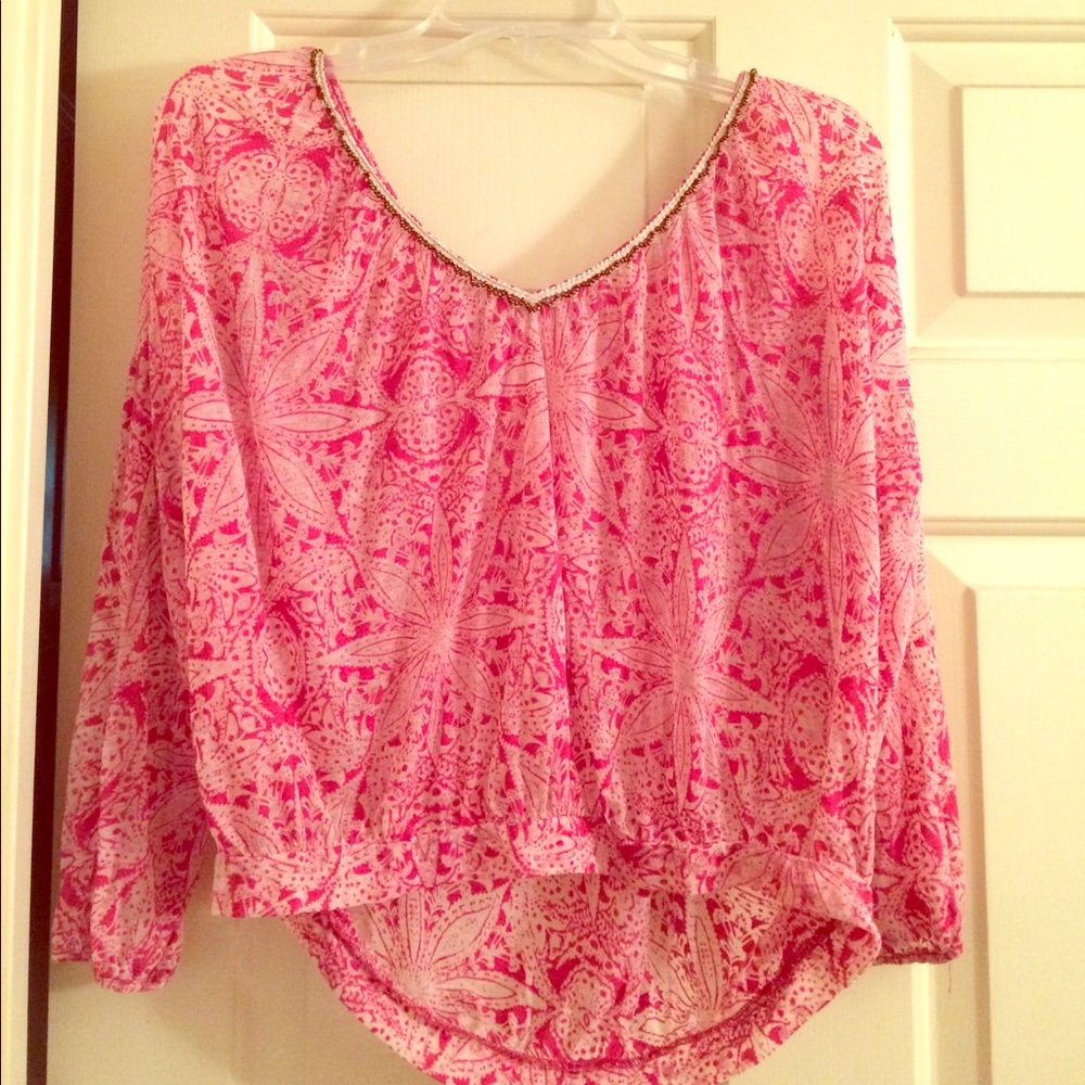 Free People Pink Top