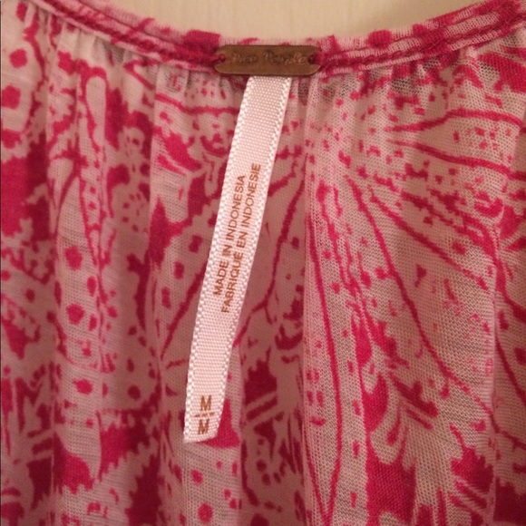 Free People Pink Top - Picture 3 of 4