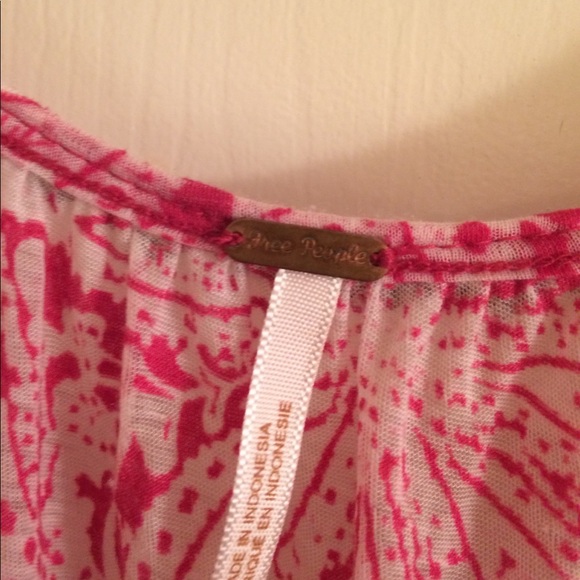 Free People Pink Top - Picture 4 of 4