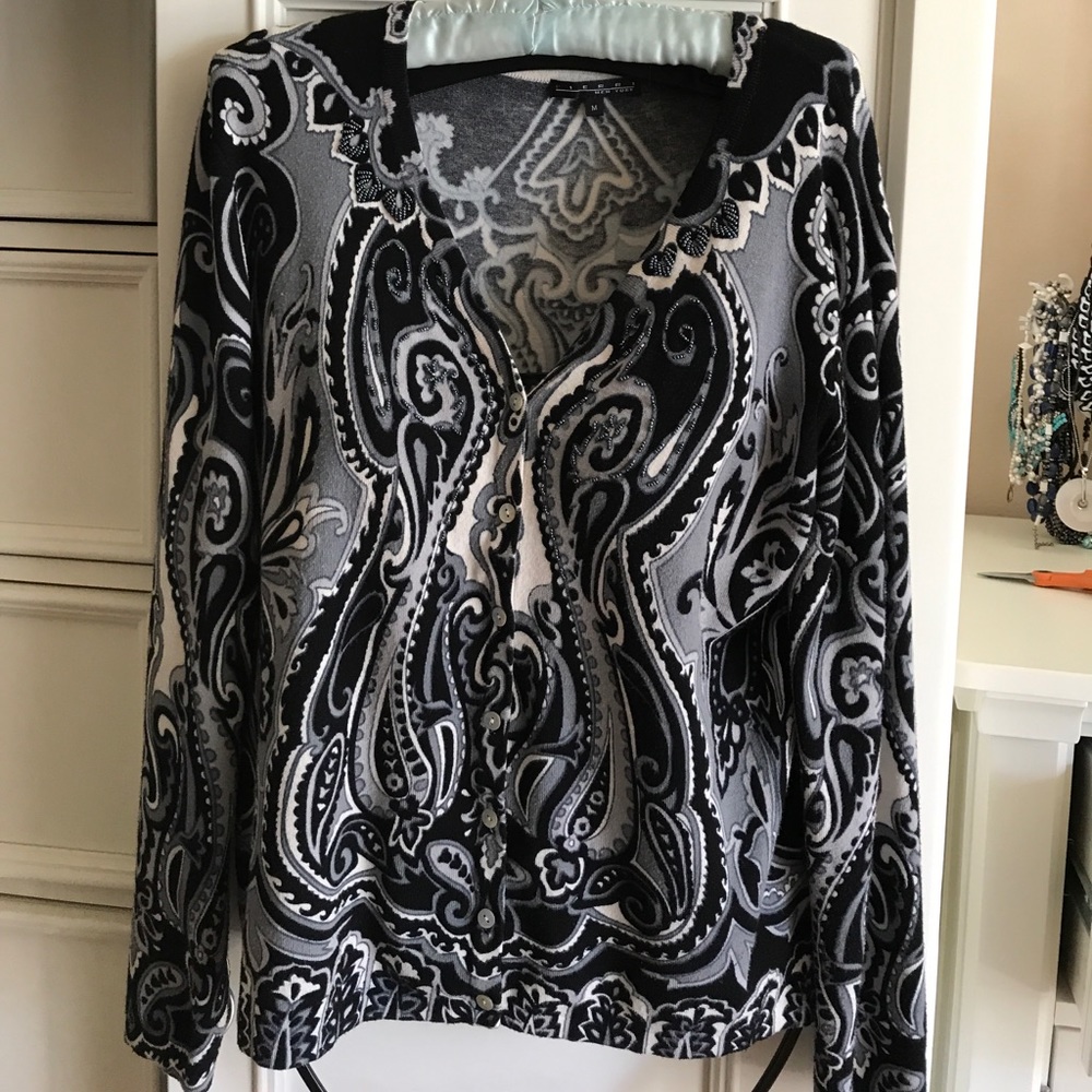 Perri ( New York) sweater with beads