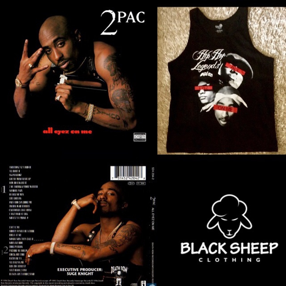 2PACโขEazy EโขBiggieโขLegends ofHip Hop Rap Tank - Picture 4 of 8