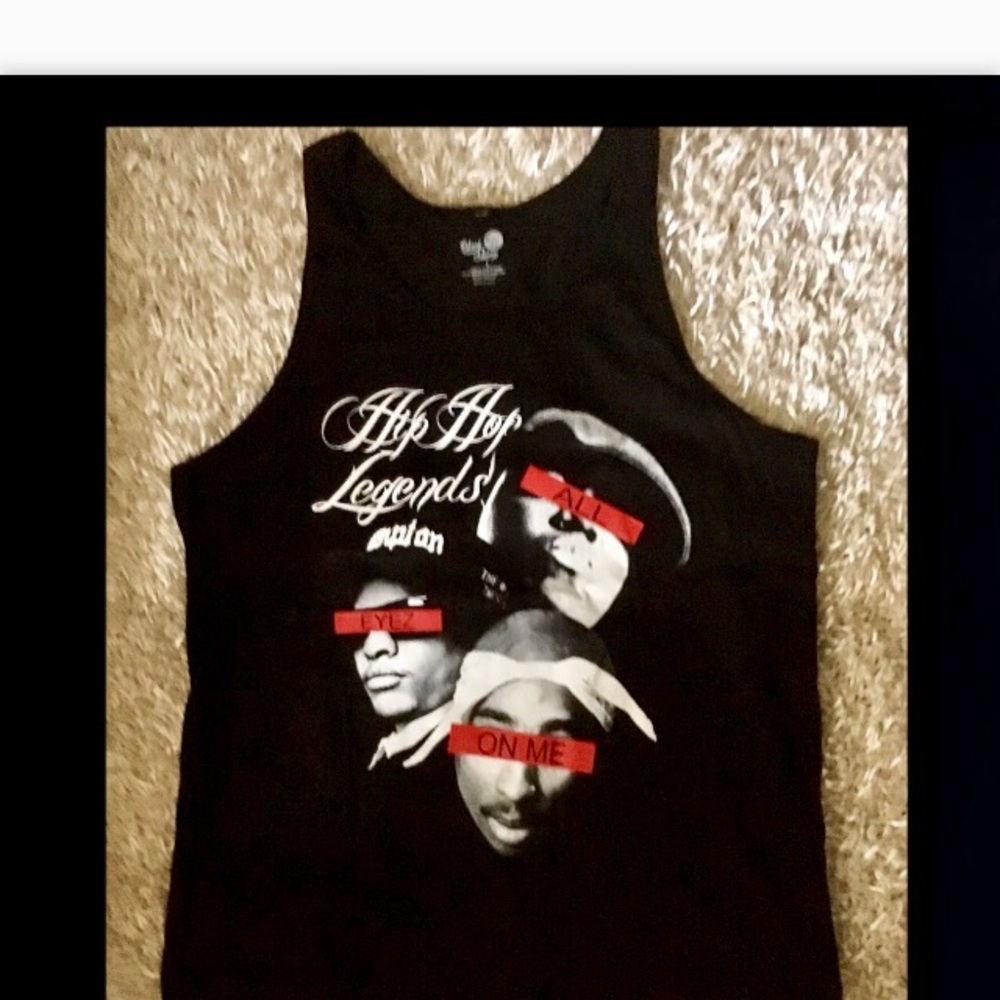 2PACโขEazy EโขBiggieโขLegends ofHip Hop Rap Tank - Picture 7 of 8