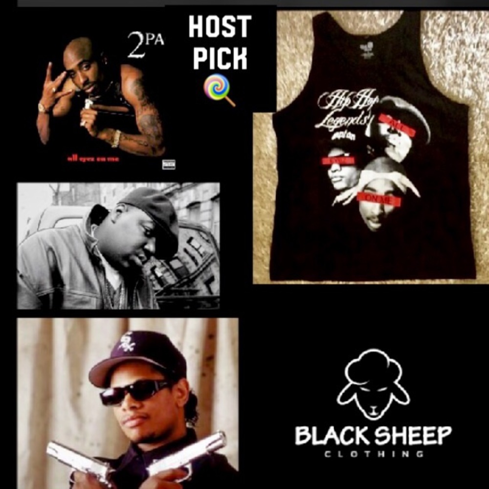 2PACโขEazy EโขBiggieโขLegends ofHip Hop Rap Tank - Picture 2 of 8